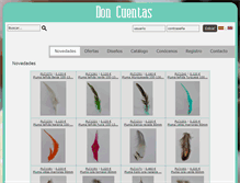 Tablet Screenshot of doncuentas.com